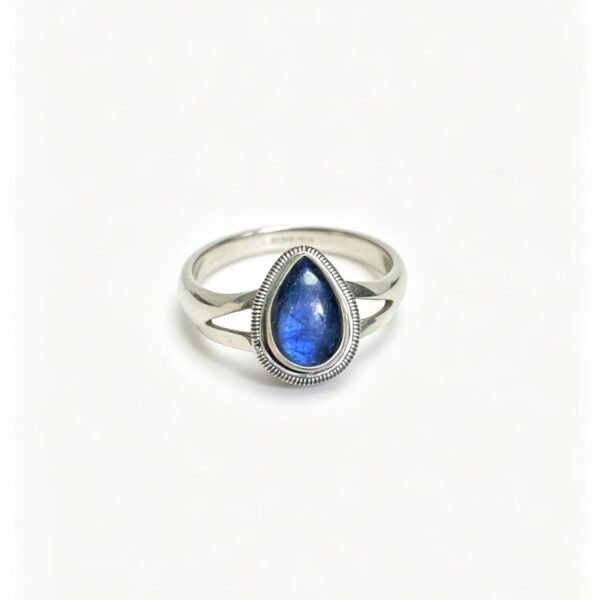 Teardrop Labradorite Sterling Silver Ring