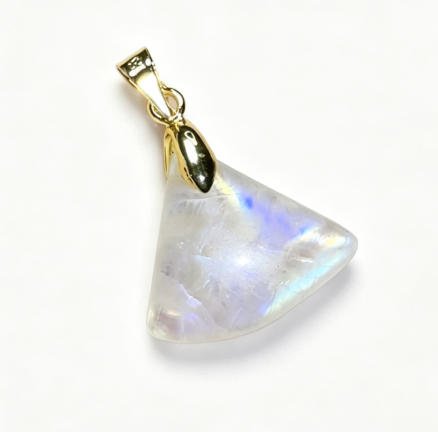 Fan Moonstone Pendant