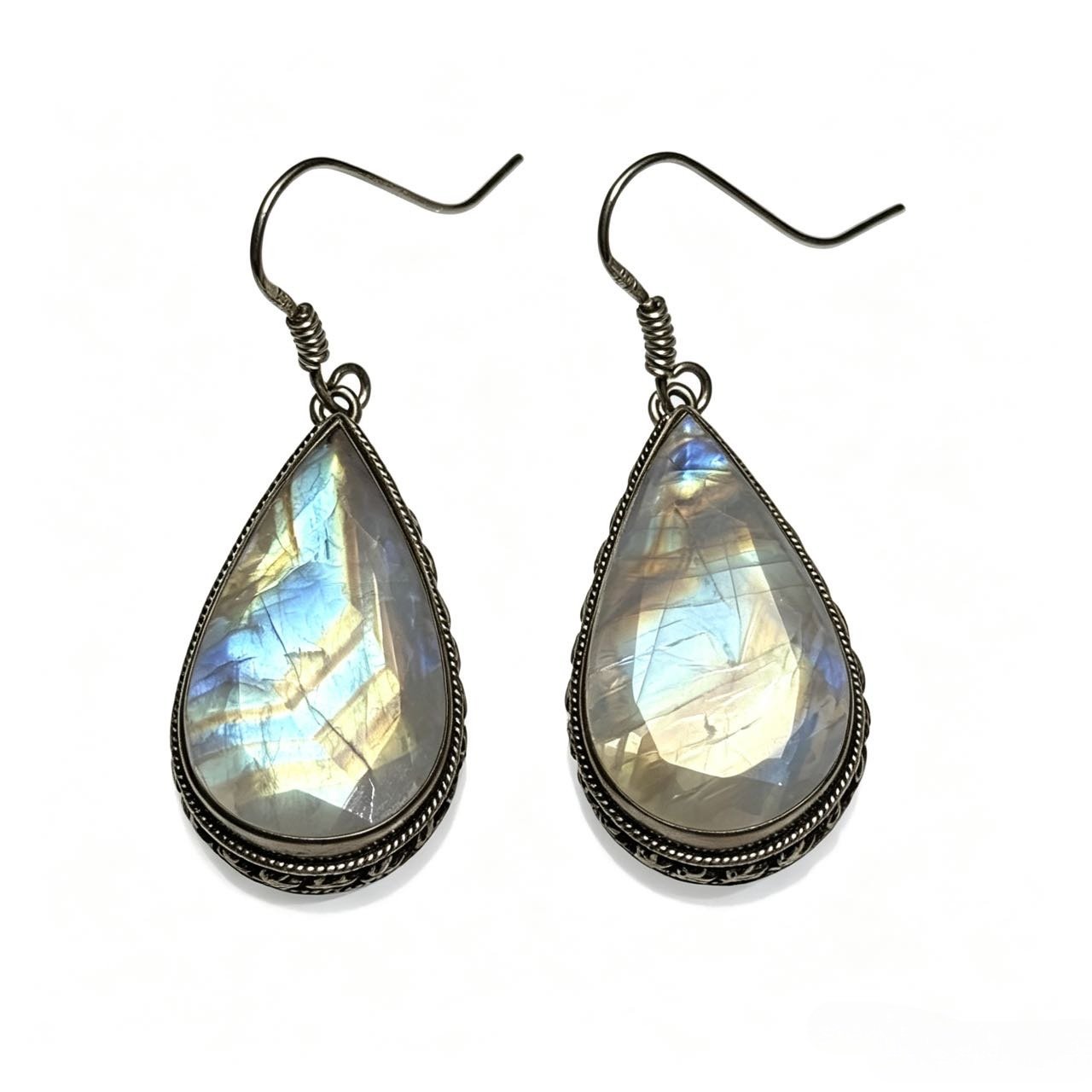 Vintage Moonstone Drop Earrings