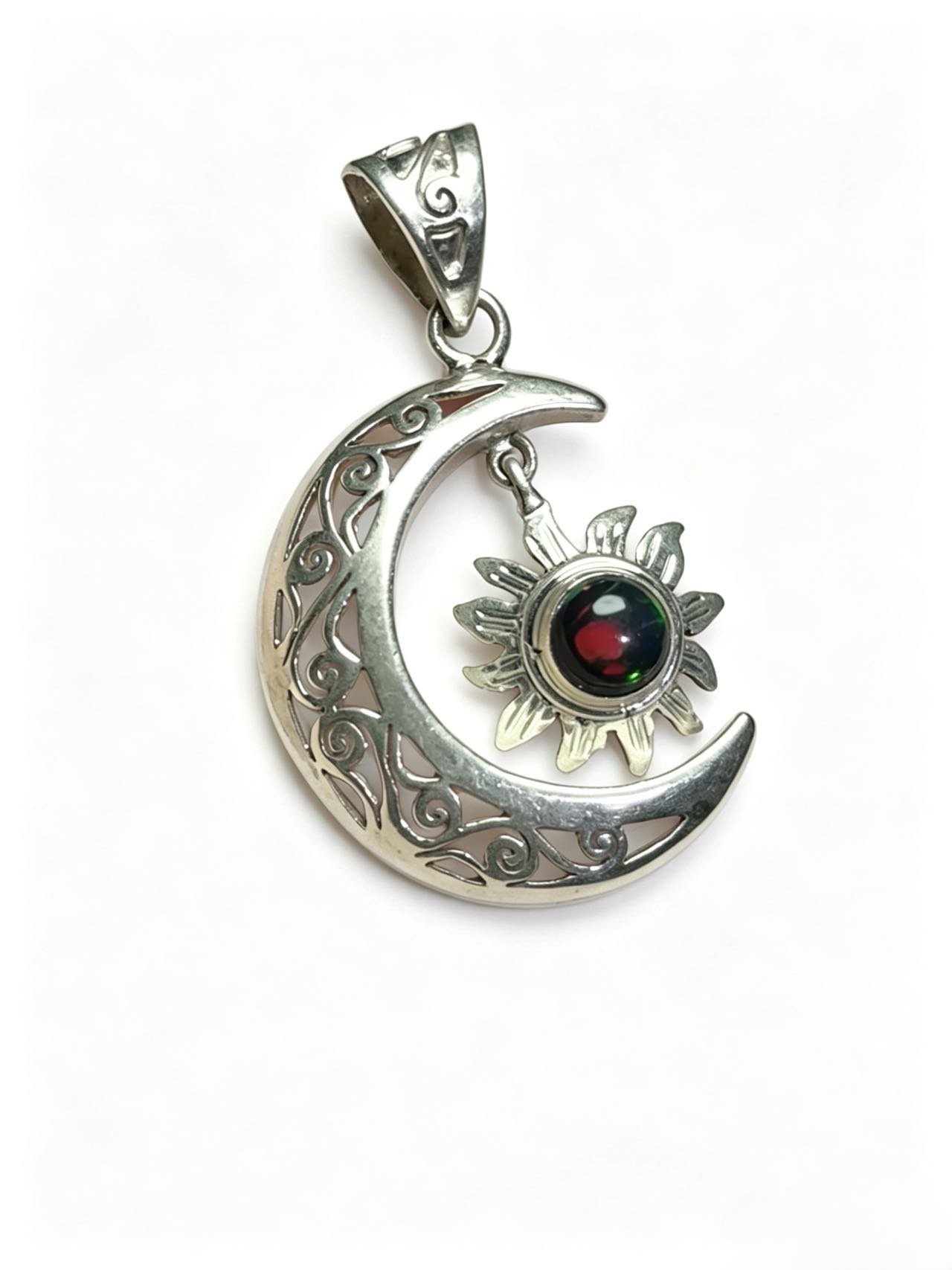 Cosmic Order Vintage Openwork Opal Charm