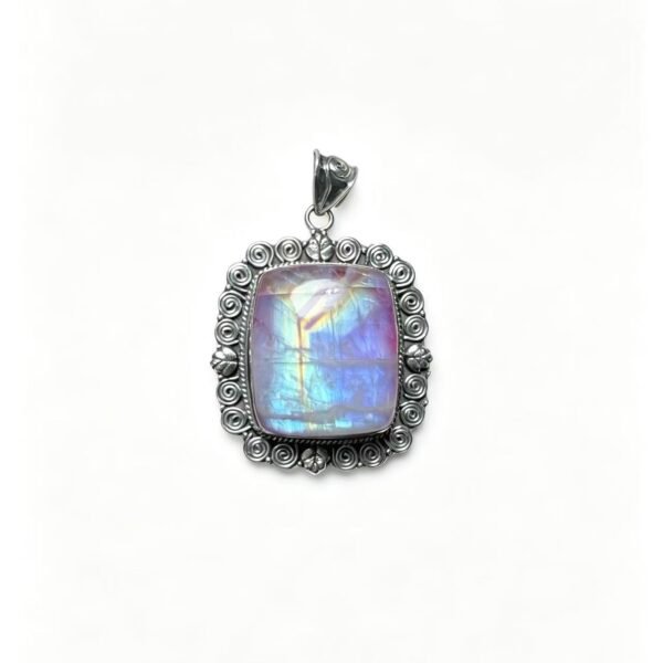 Vintage Pink Moonstone Pendant