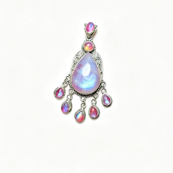 Vintage Pink Moonstone Pendant