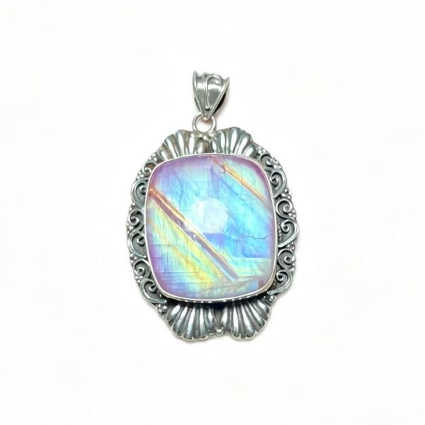 Vintage Pink Moonstone Pendant
