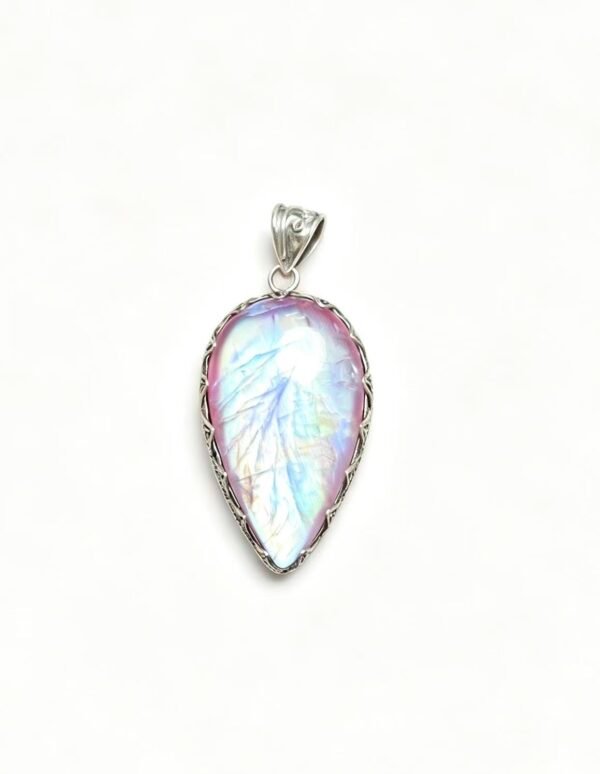 Vintage Pink Moonstone Pendant