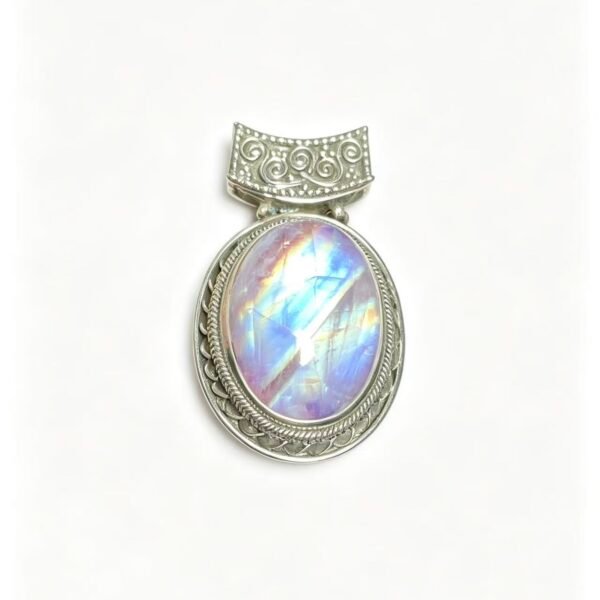 Vintage Pink Moonstone Pendant